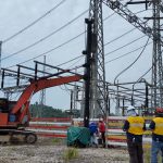 Construction of Similajau 275kV Substation Capacitor Bank